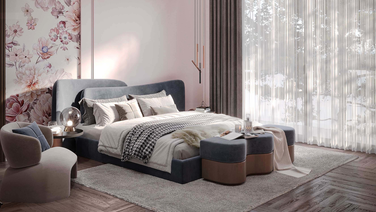 thiết kế nội thất căn hộ 2 phòng ngủ đẹp