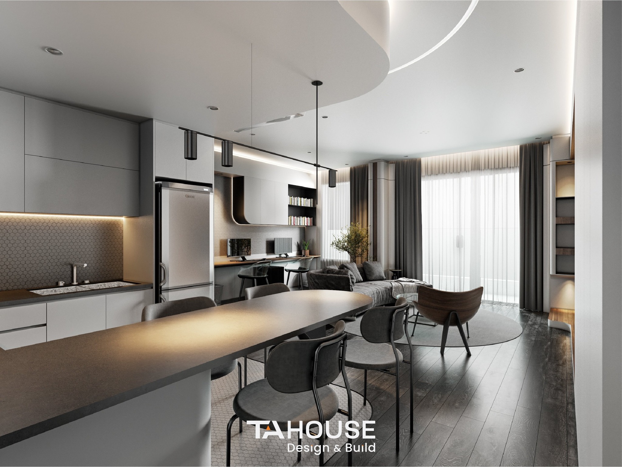Thiết kế nội thất phòng khách