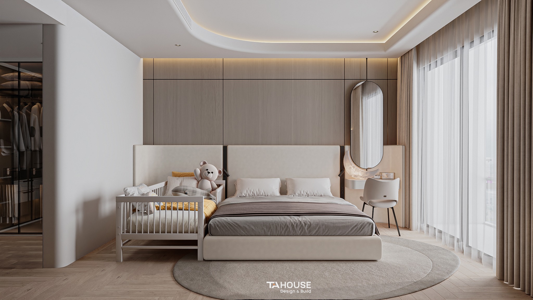 Thiết kế nội thất phòng ngủ: Bí quyết kiến tạo không gian nghỉ ngơi hoàn hảo - TA HOUSE