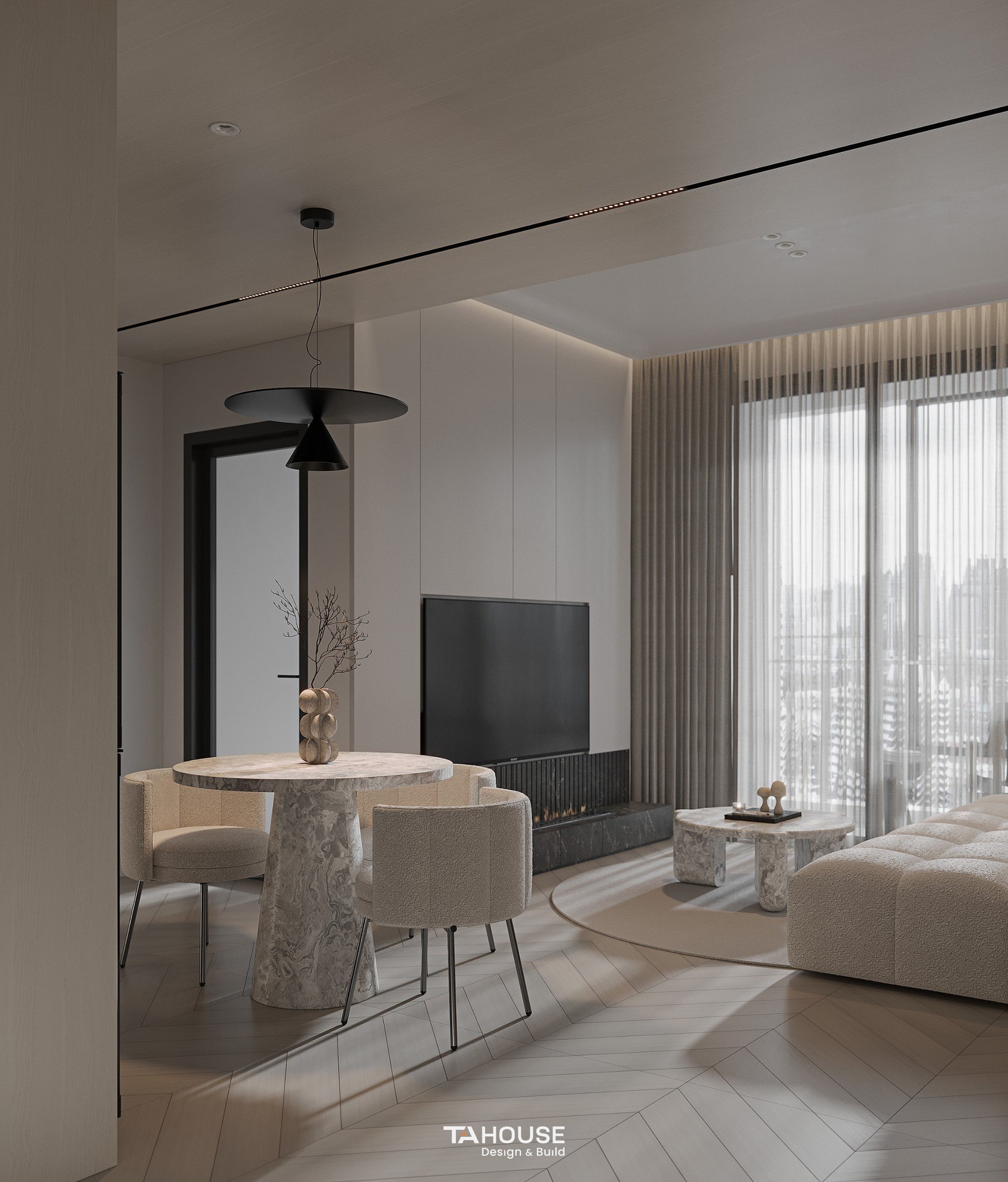 Phong cách nội thất minimalist, hiện đại, sang trọng