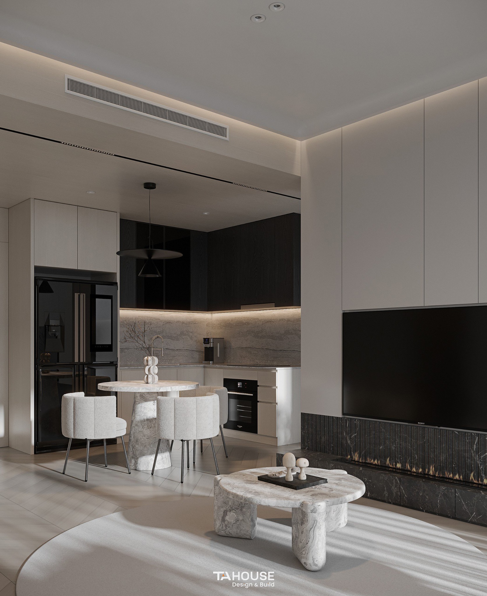 Phong cách nội thất minimalist, hiện đại, sang trọng