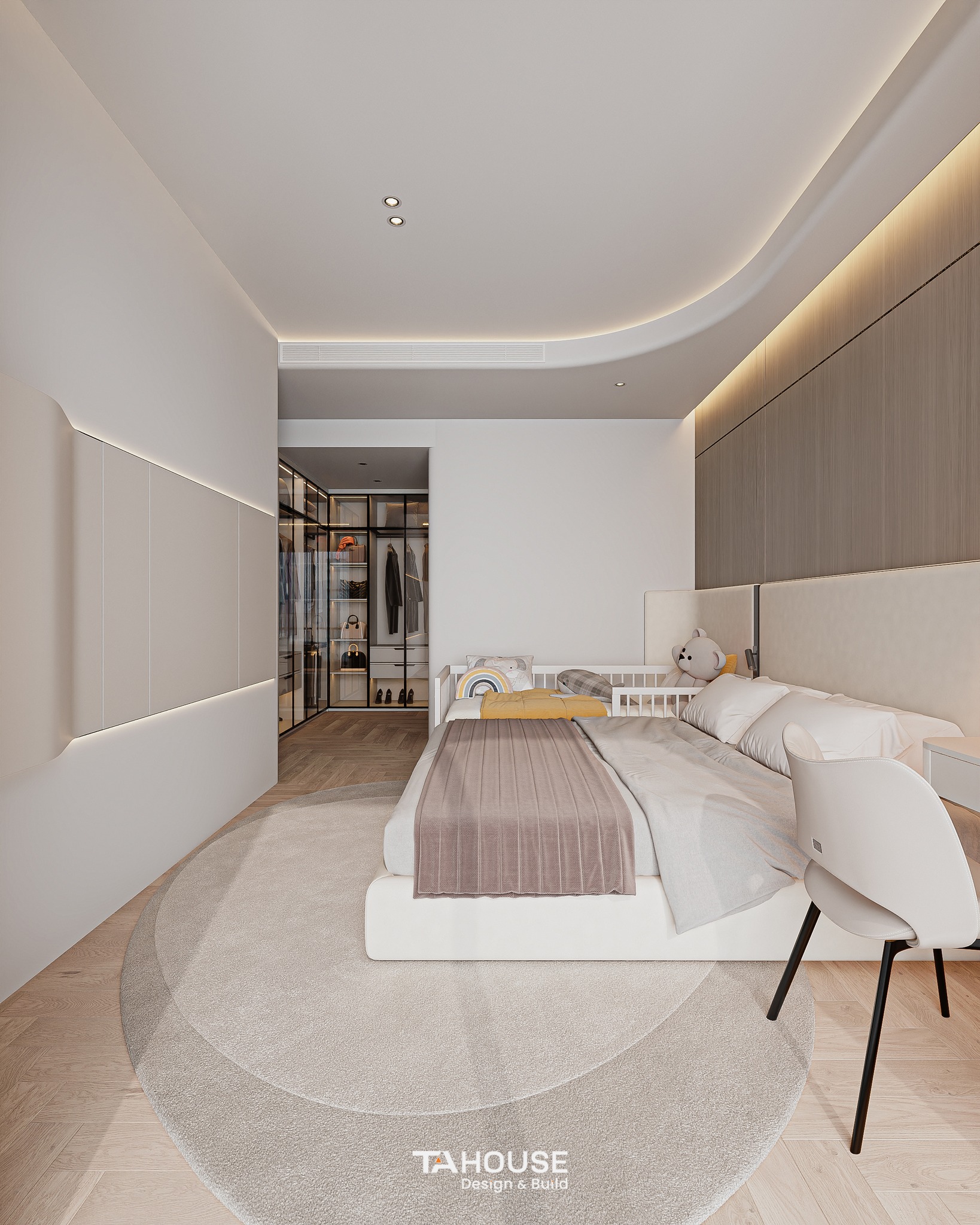 thiết kế nội thất chung cư 2 phòng ngủ