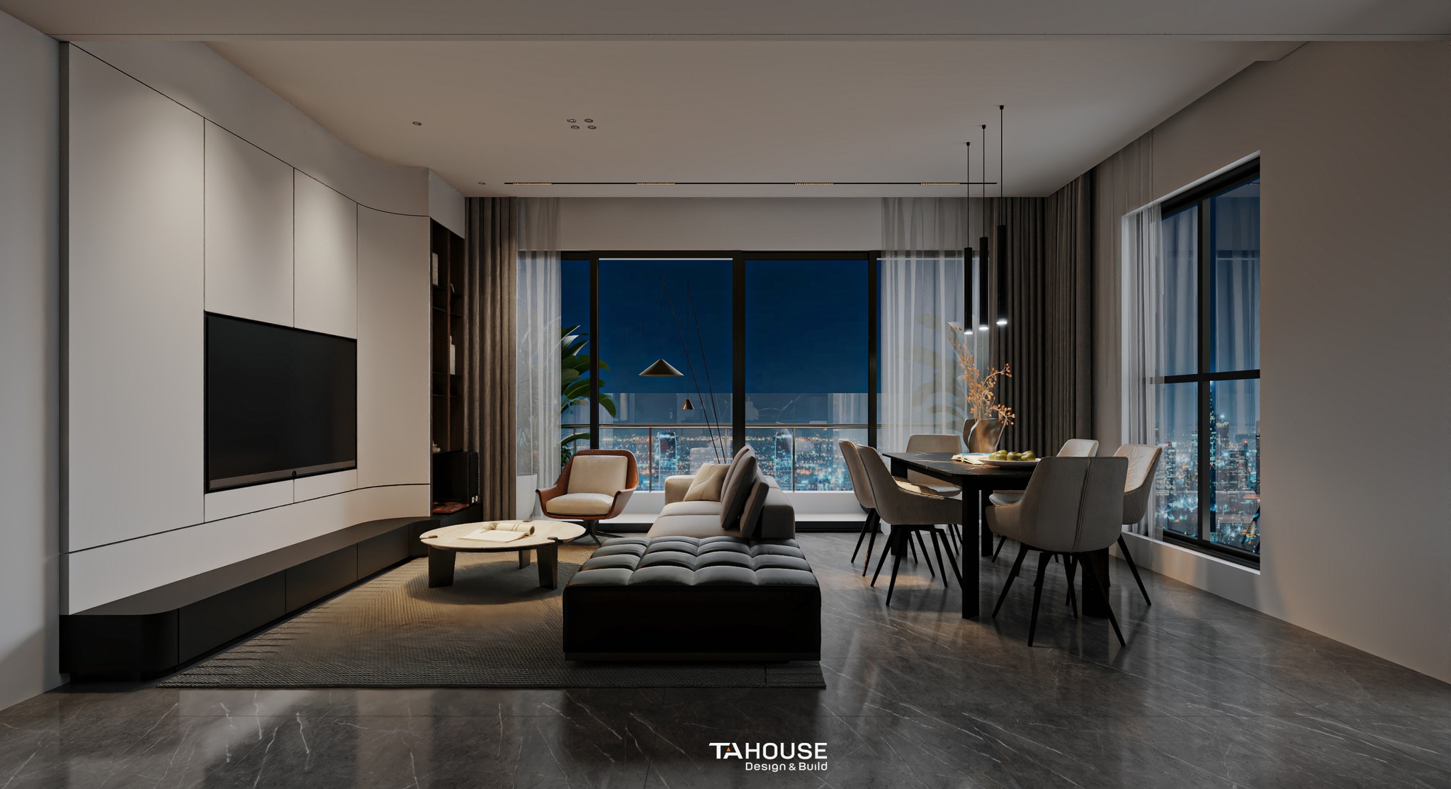 Thiết kế nội thất cao cấp: Nâng tầm không gian sống tinh hoa - TA HOUSE