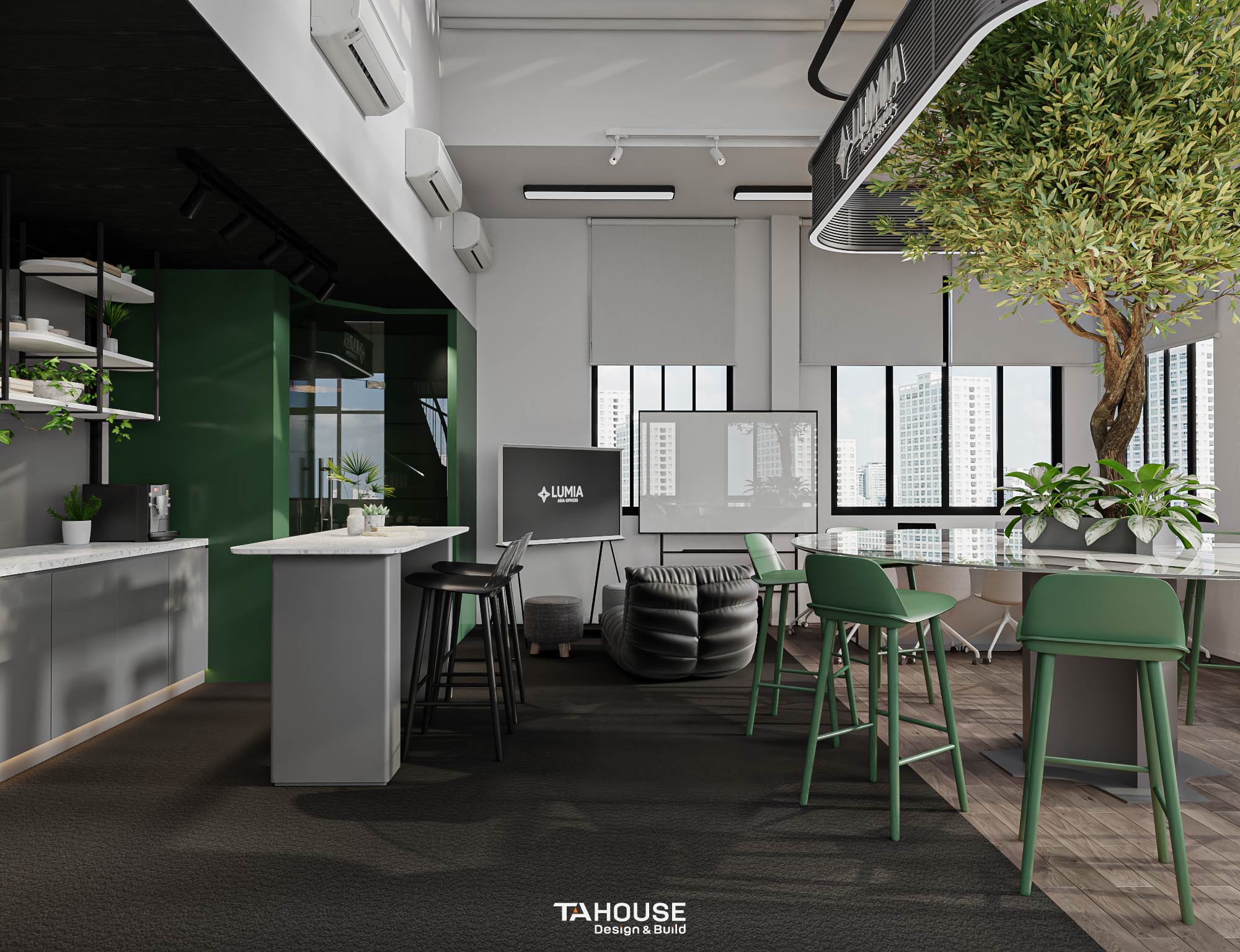 thiết kế nội thất văn phòng