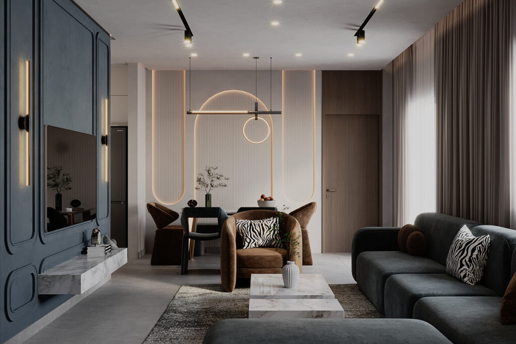 Thiết kế nội thất căn hộ 65m2