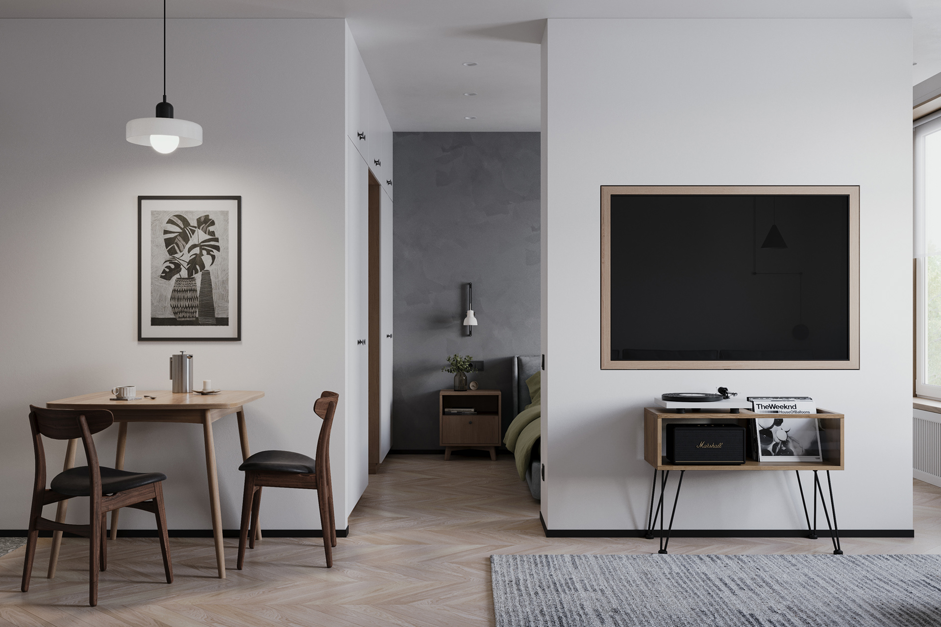 Thiết kế nội thất căn hộ 90m2 đẹp hiện đại, tối ưu công năng