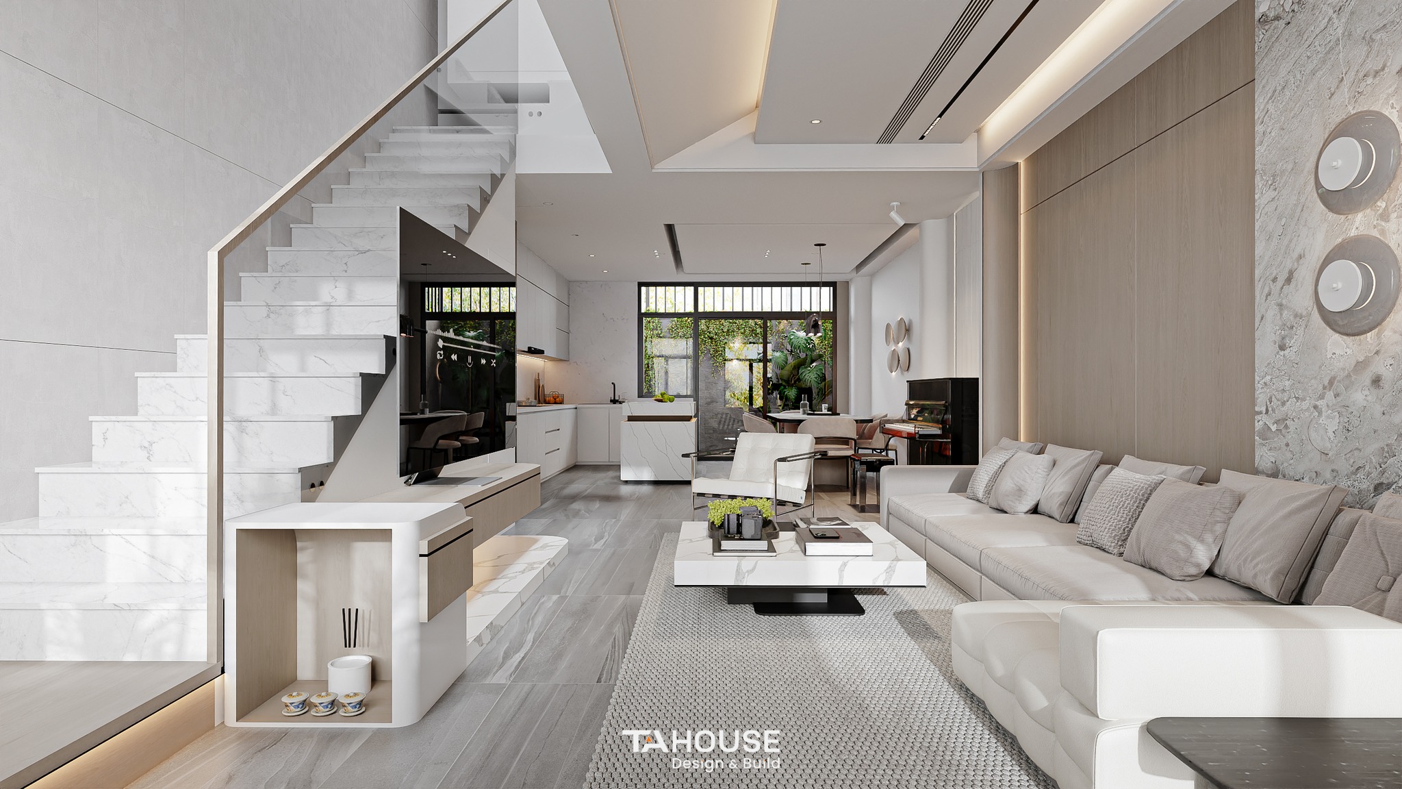 Thiết kế nội thất nhà phố Phú Mỹ Hưng