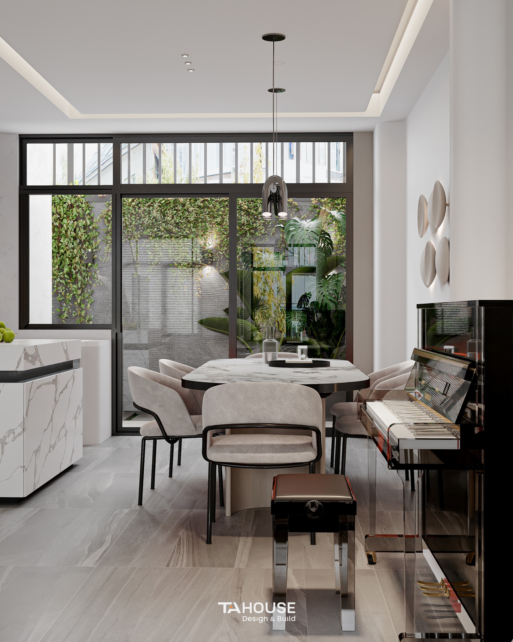 Thiết kế nội thất nhà phố Phú Mỹ Hưng