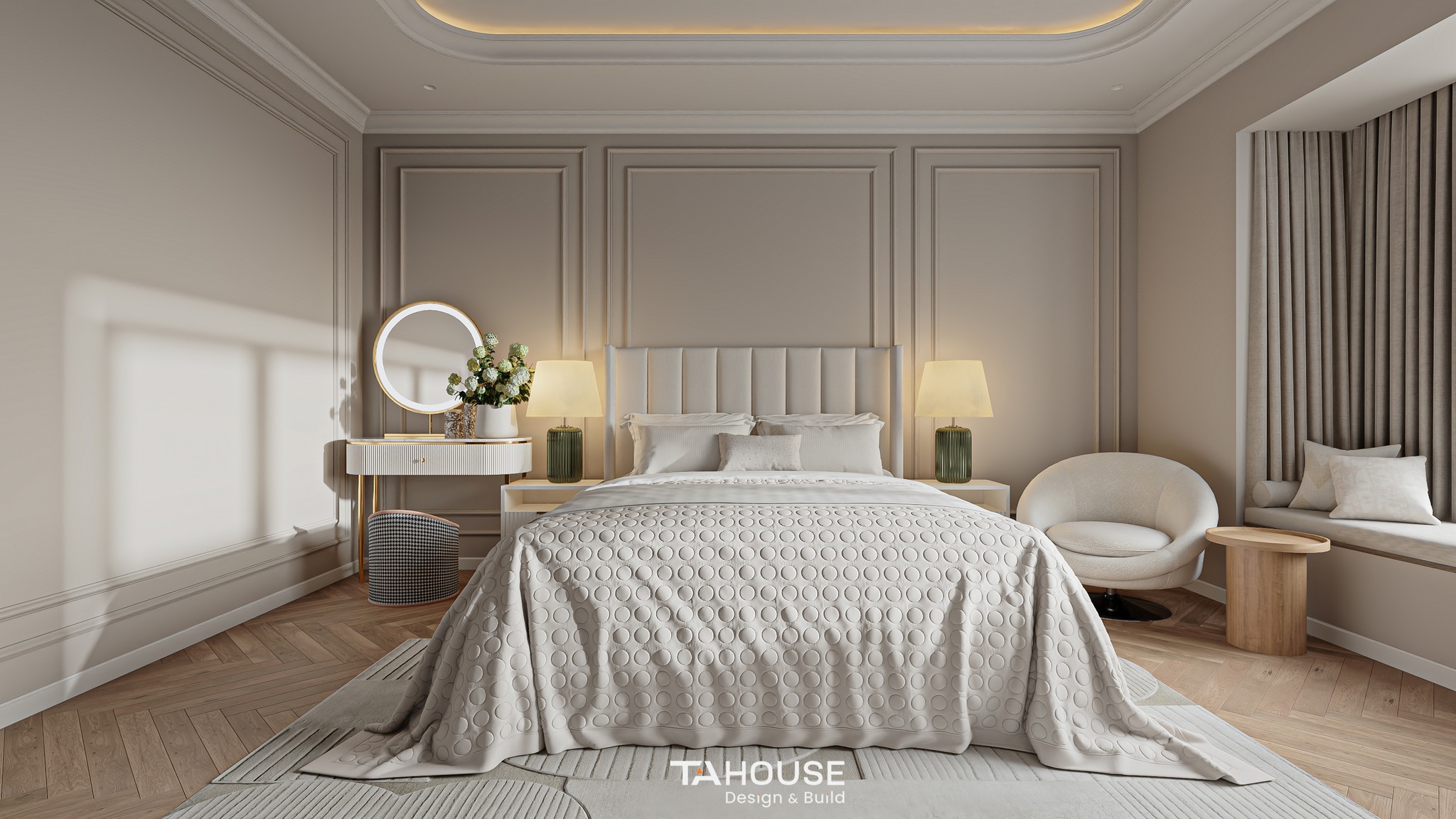Thiết kế nội thất căn hộ quận 7 - Phong cách Tân cổ điển