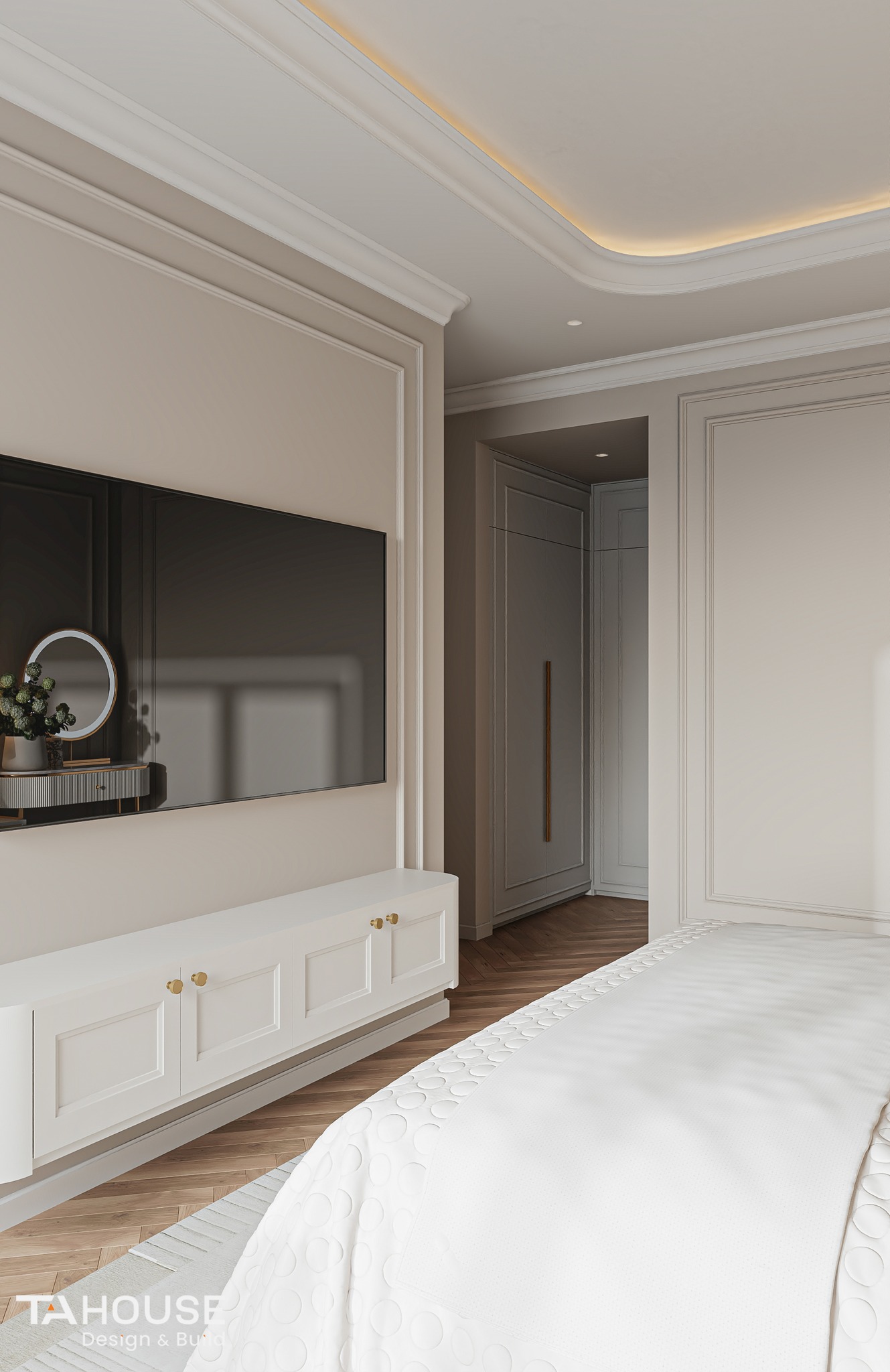 Thiết kế nội thất căn hộ quận 7 - Phong cách Tân cổ điển