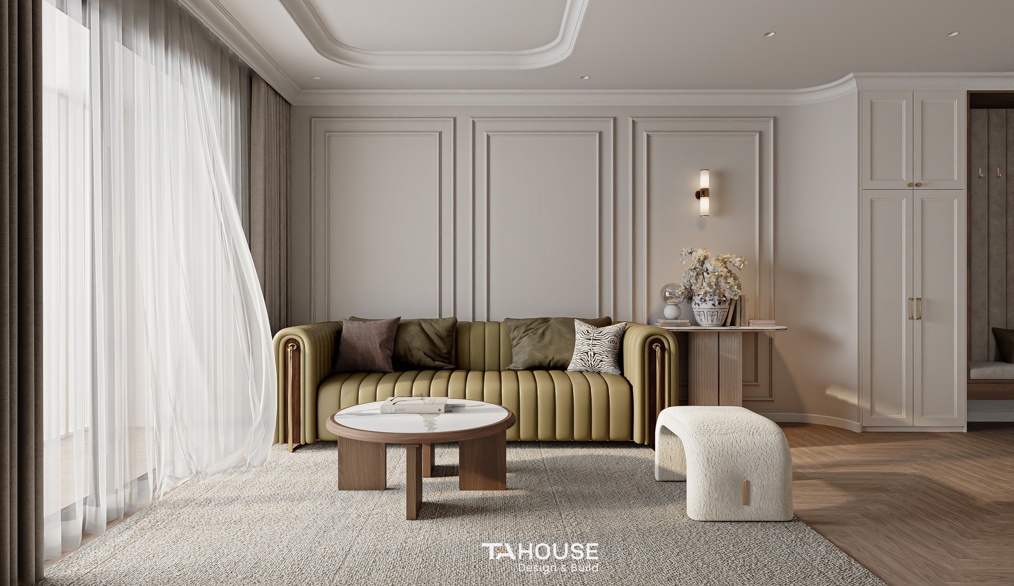 Thiết kế nội thất căn hộ quận 7 - Phong cách Tân cổ điển