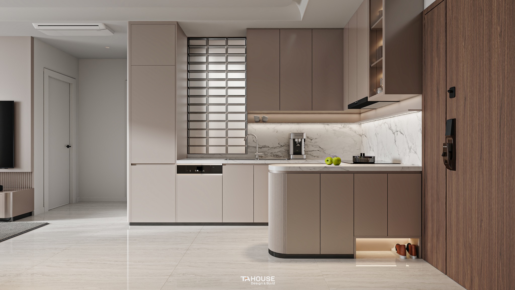 Thiết kế nội thất chung cư quận 2 - Hiện đại tối giản