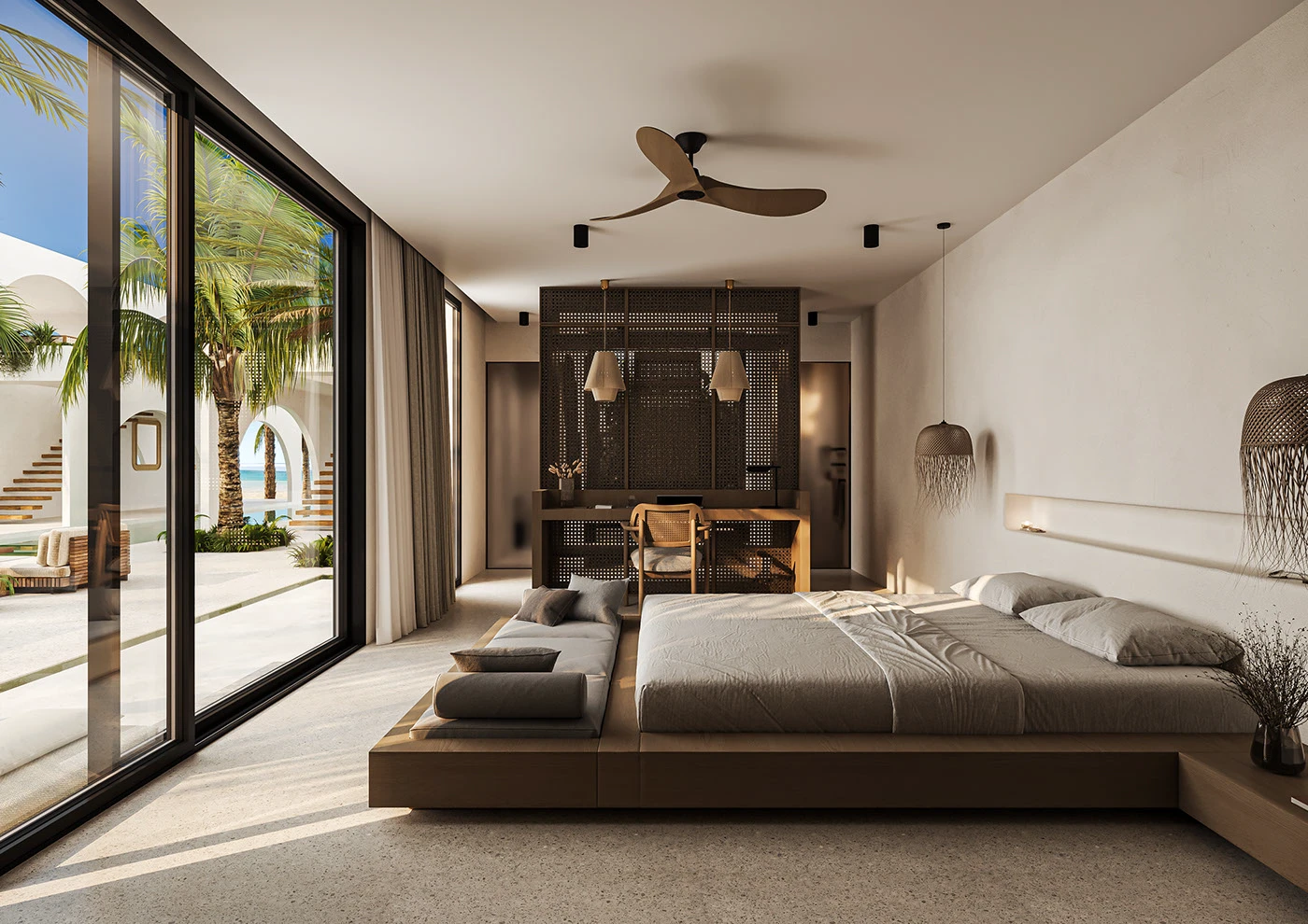 Thiết kế căn hộ The Privé với phong cách Modern Tropical