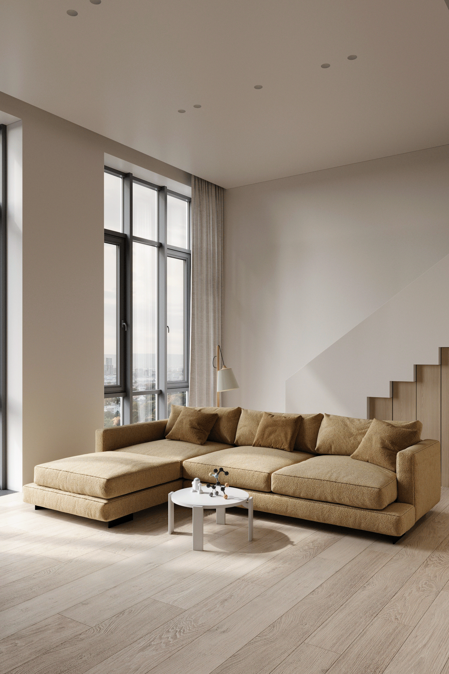 Thiết kế nội thất tối giản - The Infiniti Riviera Point quận 7