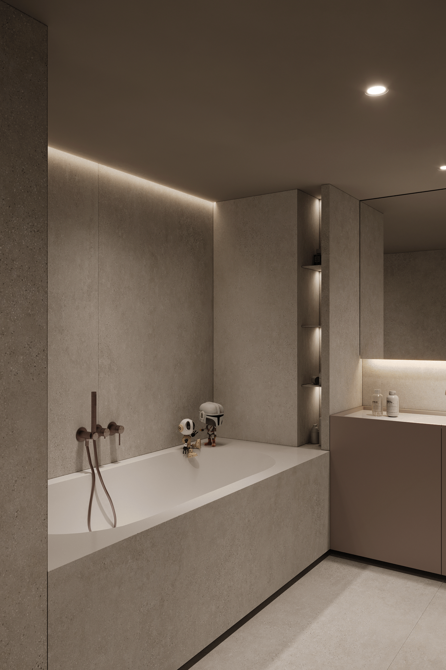 Thiết kế nội thất tối giản - The Infiniti Riviera Point quận 7
